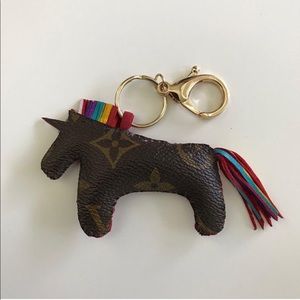 Rainbow Louiscorn Louis Vuitton bagcharm unicorn